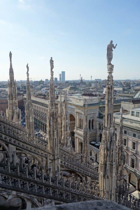 Scaling the roof of the Milan Duomo - The huge cathedral that took 600 years to build, Milan, milano, history, duomo, cathedral, rooftop, how to visit, price, cost, wait, views, things to do in milan, italy, italia, roaming renegades, blog