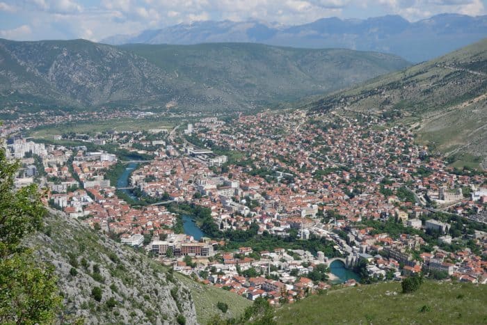 Stari Most, bazaar, old town, things to do in mostar, guide to mostar, bosnia, bosnia and Herzegovina, Koskin-Mehmed Pasha's Mosque, The Turkish House (Kajtaz), The crooked bridge (Kriva Cuprija), mountains, 
