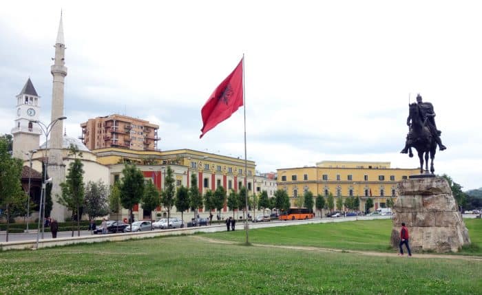 A guide to Tirana, The Albania capital that is a modern time-warp! 4 A guide to Tirana, The Albania capital that is a modern time-warp!, things to do in Tirana, bunkers, communist, history, museum, church, mosque, enver hoxha, pyramid, explore, abandoned, Skanderbeg Square, dictator, nuclear, Et'Hem Bey Mosque, tanners bridge, Resurrection of Christ Orthodox Cathedral, trip n hostel, places to stay, backpacking