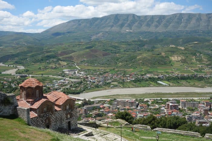 Berat: The charming UNESCO Ottoman town that sealed our love affair with Albania!, bogove, off the beaten track, off the beaten path, balkans, is albania safe, places to see in albania, gude to berat, things to do, Kisha Shen Triadha (Holy Trinity Church) and the "Evner/ Never" sign, history, Bulevardi Republika, Mangalem Quarter and the grand Mosques, Berat fortress/ Kalaja, Gorcia Quarter 