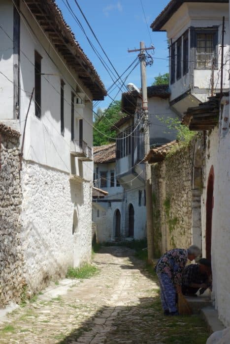 Berat: The charming UNESCO Ottoman town that sealed our love affair with Albania!, bogove, off the beaten track, off the beaten path, balkans, is albania safe, places to see in albania, gude to berat, things to do, Kisha Shen Triadha (Holy Trinity Church) and the "Evner/ Never" sign, history, Bulevardi Republika, Mangalem Quarter and the grand Mosques, Berat fortress/ Kalaja, Gorcia Quarter 