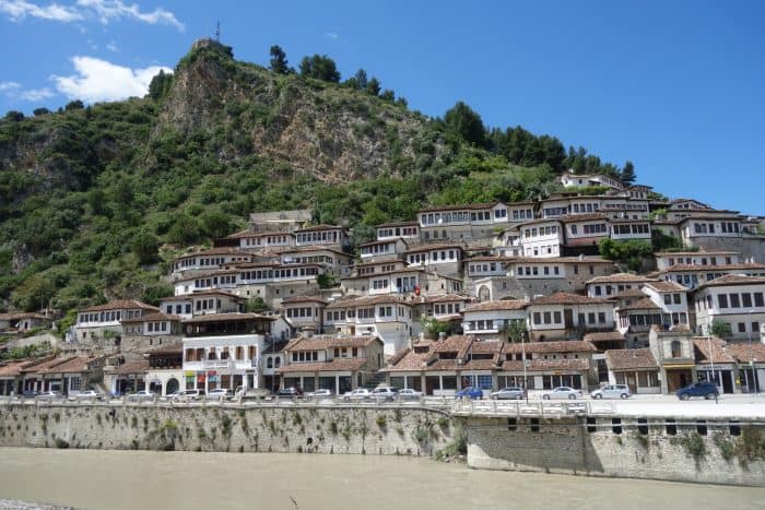 Berat: The charming UNESCO Ottoman town that sealed our love affair with Albania!, bogove, off the beaten track, off the beaten path, balkans, is albania safe, places to see in albania, gude to berat, things to do, Kisha Shen Triadha (Holy Trinity Church) and the "Evner/ Never" sign, history, Bulevardi Republika, Mangalem Quarter and the grand Mosques, Berat fortress/ Kalaja, Gorcia Quarter 