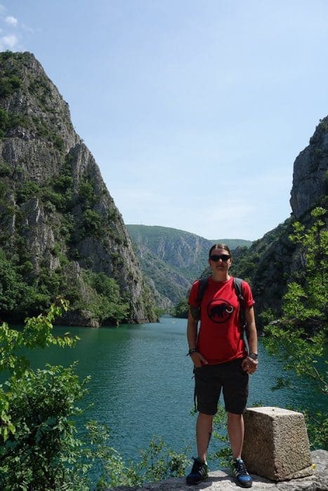 Balkan backpacking, backpacking the Balkans, Balkans trip, Balkan backpackers, off the beaten track Europe, Matka canyon, Matka kayaking, Kayak Matka, Matka canyon tour, Macedonia, Matka Skopje, Matka canyon boat trip, Kayak Matka, Matka canyon cave, Matka canyon tour, Visit Skopje, Matka Gorge, Skopje to Matka Canyon, Kayaking for 3hrs down the amazing Matka Canyon to discover the amazing hidden cave on the water! Macedonia, adventure, skopje, things to do in skopje, things to do outside of skopje, day trips, how to get to match canyon from skopje, hike, climbing, climb, trails, monastery, Vrelo Cave, dam, kayak, ferry, travel, backpacking, travelling, traveling, europe, balkans, Eastern Europe, Things to do in Skopje, Things to do in Macedonia, off the beaten track Europe, off the beaten path Europe, alternative places to visit in Europe, adventure travel, kayaking Macedonia, Kayaking Balkans, Kayaking Eastern Europe, cheap destinations in Europe.