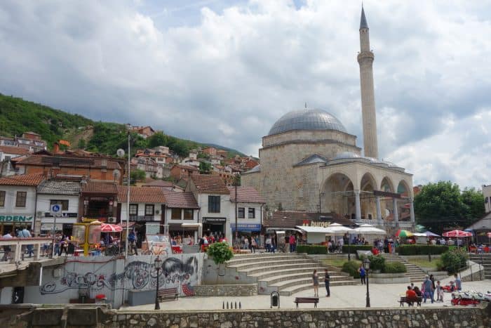 A guide to the Ottoman city of Prizren, Kosovo. A historic step in time in this new country, Sinan Pasha Mosque, Kalaja Fortress, Church of Our Lady of Ljeviš, ottoman, history, Church of the Holy Saviour, kids, children, interacting with locals, travelling, traveling, things to see in prizren, things to do, war, serbia, newborn
