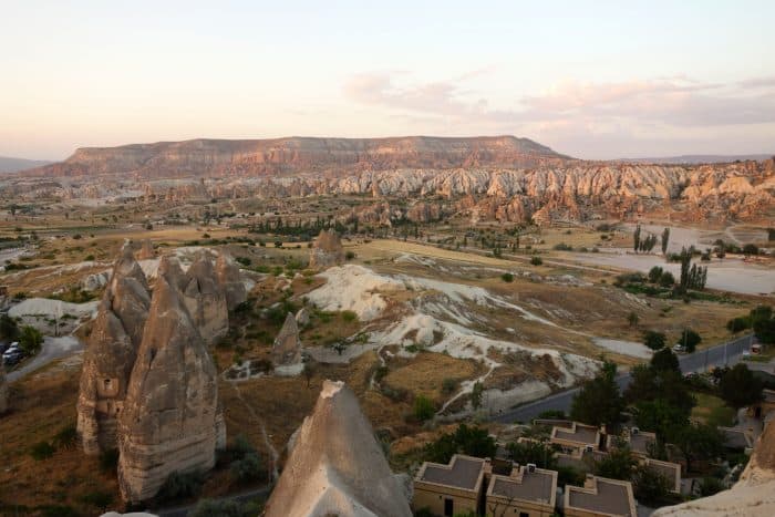 A guide to Cappadocia: The magical, dream like, out of this world landscape that we flew above, history, asia, Europe, things to do, top things to see, what to do, where to go, turkey, turkiye, adventure, explore, romance of travel, bucket list, Fethiye, Goreme, Nevsehir, how to get to cappadocia, bus, flight, plane, Kayseri, Byzantine, Uchisar, Balloon Ride, fairy chimneys, Rose Valley, Cavusin villages, Pigeon Valley, Mount Erciyes, Uchisar castle, Derinkuyu, underground city, Ihlara Valley, desert, Melendiz river, Ağaçaltı cave church, Selime Monastery, things to do in Cappadocia, where to go in cappadocia, 