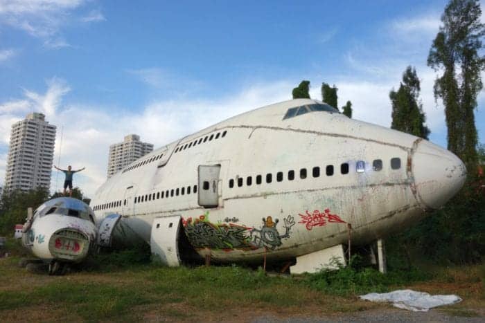 Bangkok Airplane graveyard, Off the beaten track Bangkok: Visiting the Airplane Graveyard & almost getting syringed by a 7 year old, urbex, urban exploring, urban exploration, aeroplane graveyard, airplane, crash, mystery, dangerous, off the beaten path, off the beaten track, explore, adventure, Thailand, backpacking, travelling, traveling, Asia, South East Asia, Stories, Crazy,
