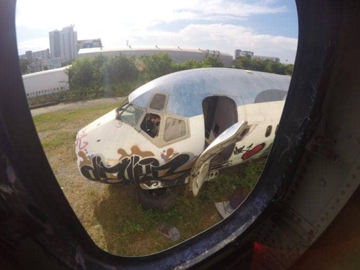 Bangkok Airplane graveyard, Off the beaten track Bangkok: Visiting the Airplane Graveyard & almost getting syringed by a 7 year old, urbex, urban exploring, urban exploration, aeroplane graveyard, airplane, crash, mystery, dangerous, off the beaten path, off the beaten track, explore, adventure, Thailand, backpacking, travelling, traveling, Asia, South East Asia, Stories, Crazy,