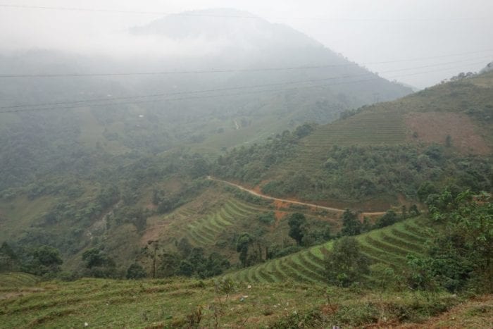 Trekking with H'Mong minority hill tribe through the rice terraces and mountains of Sapa. A highlight of Vietnam, Lao Cai, H'Mong, Red Dao, black Hmong, hill tribe, homestay, home stay, trekking tour, Sapa, Sa Pa, China border, how to get to Sapa, Hanoi, train, bus, tour, lilys travel, Sapa tours, trekking Sapa, Sapa Homestay, Trekking in Sapa, Rice terraces, Fansipan, 