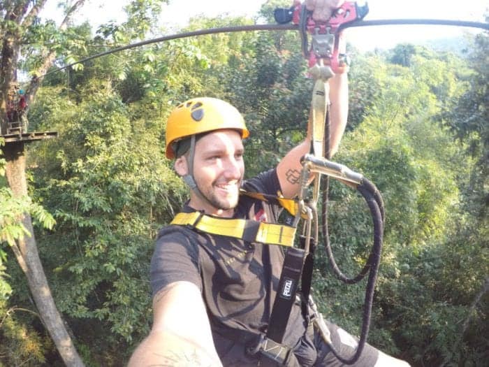 A guide to Chiang Mai: The amazing and adventure filled Thai city that instantly felt like home, Chiang Mai things to do, Doi Suthep, views, Elephants, elephant trekking, Elephant no riding, Elephant sanctuary, zipline, zip lining, jungle, gibbons, flight of the gibbon, temples, hiking, homestay, trekking, rent a scooter, rent a motorbike, pai, how to get to Pai from Chiang Mai, Mekong slow boat, Laos, Chiang Rai, Wat Suan Dok, Wat Pan Tao, Wat Pansao, Wat Lok Malee, Wat Sri Suphan, Wat Chiang Man, Wat Jet Yot, pad Thai, vegetarian food, markets, night market, Chiang Mai guide, what to do in Chiang Mai, Bangkok to Chiang Mai, monks trail, 