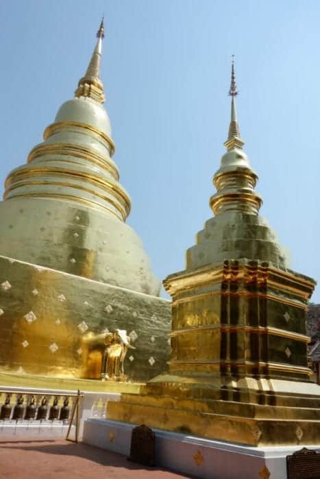 A guide to Chiang Mai: The amazing and adventure filled Thai city that instantly felt like home, Chiang Mai things to do, Doi Suthep, views, Elephants, elephant trekking, Elephant no riding, Elephant sanctuary, zipline, zip lining, jungle, gibbons, flight of the gibbon, temples, hiking, homestay, trekking, rent a scooter, rent a motorbike, pai, how to get to Pai from Chiang Mai, Mekong slow boat, Laos, Chiang Rai, Wat Suan Dok, Wat Pan Tao, Wat Pansao, Wat Lok Malee, Wat Sri Suphan, Wat Chiang Man, Wat Jet Yot, pad Thai, vegetarian food, markets, night market, Chiang Mai guide, what to do in Chiang Mai, Bangkok to Chiang Mai, monks trail, 